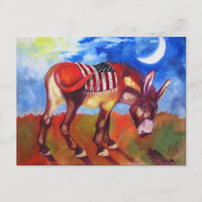American Donkey Vykort (Framsida)