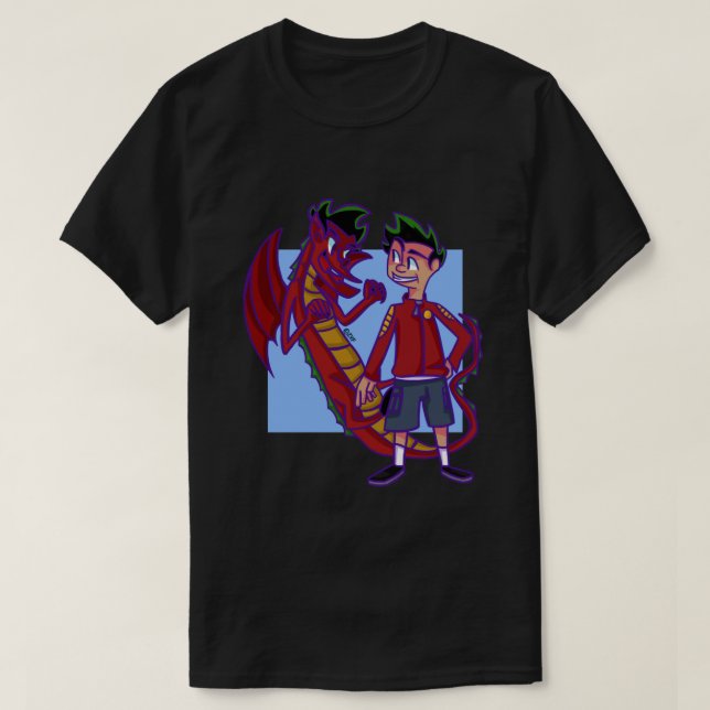 American Dragon Jake Long.png T Shirt (Design framsida)