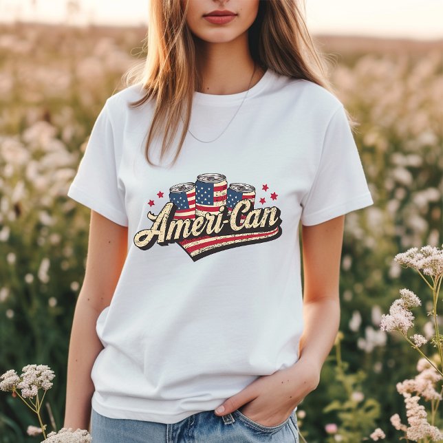 American Drinking Can 1776 T-Shirt (Skapare uppladdad)