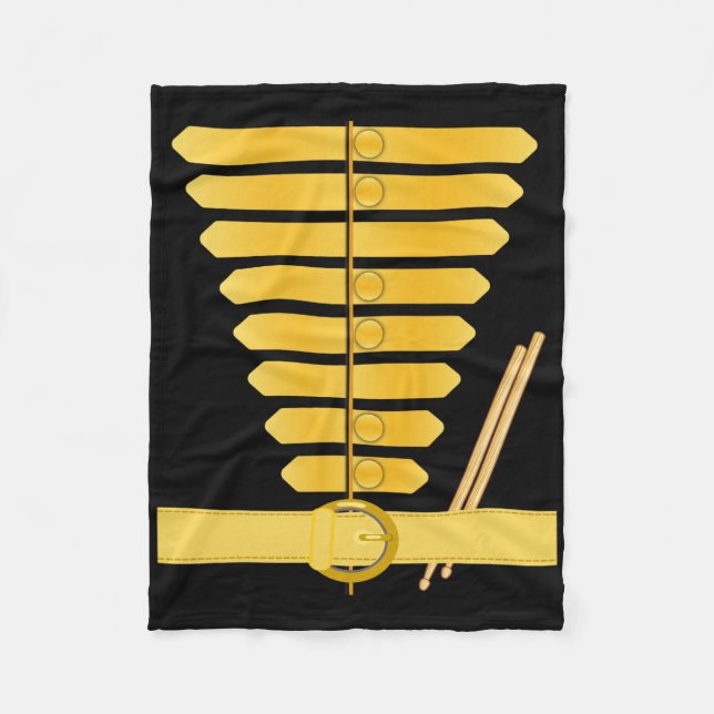 American Drum Major Costume Marching Band Uniform Fleecefilt (Framsidan)