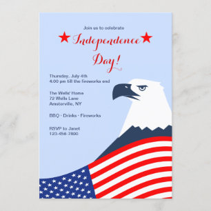 American Eagle 4 juli-inbjudan Inbjudningar