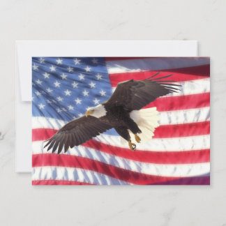 American Eagle & American Flagga Inbjudan