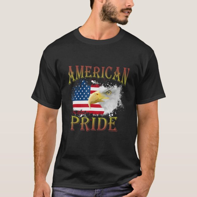 American Eagle American Pride US Flagga_1 T Shirt (Framsida)
