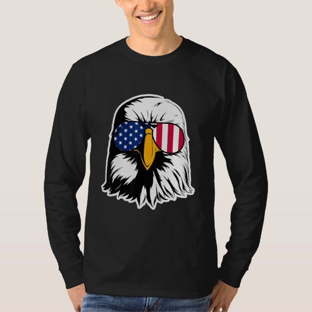 American Eagle Cool Visor Självständighetsfirande T Shirt (Framsida)