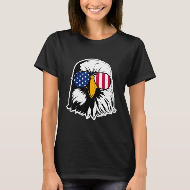 American Eagle Cool Visor Självständighetsfirande T Shirt (Framsida)