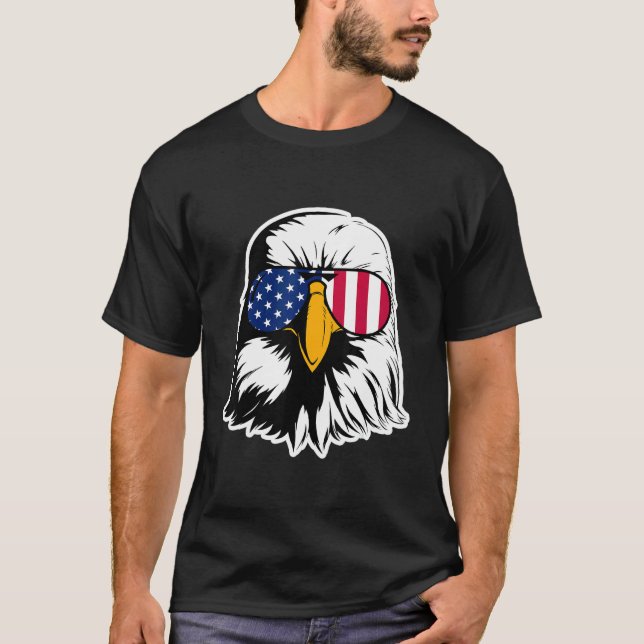 American Eagle Cool Visor Självständighetsfirande T Shirt (Framsida)