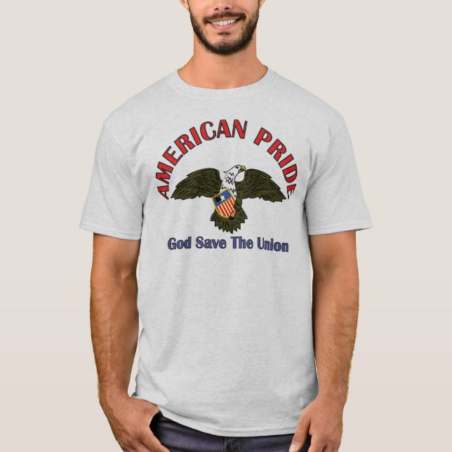 American Eagle Crest Gud beväpnar patrioten 1812 T Shirt (Framsida)