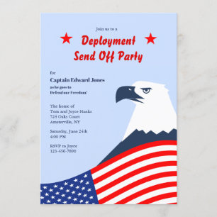 American Eagle Deployment Fest-inbjudan Inbjudningar