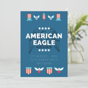 American Eagle Deployment-fest Inbjudningar