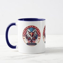 American Eagle Flagga Ceramic Mugg