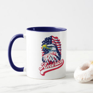American Eagle Flagga Mugg