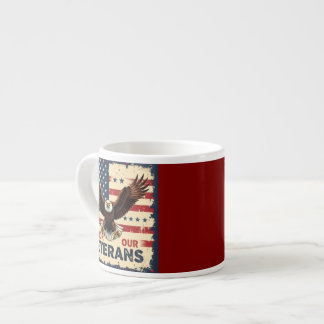 American Eagle Honor Our Veterans Specialty Mug Espressomugg