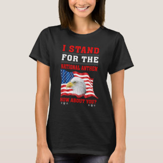 American Eagle jag står För nationalsången Hur T Shirt