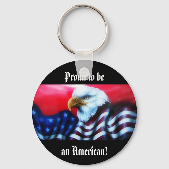 American Eagle Keychain Nyckelring (Framsida)