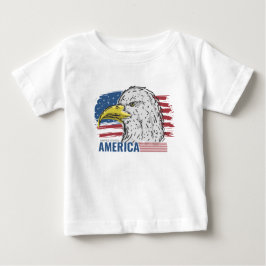American Eagle med Flagga T-Shirt Baby