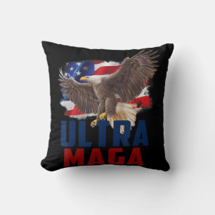 American Eagle Patriotic Fars dag Ultra MAGA Fl Kudde