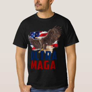 American Eagle Patriotic Fars dag Ultra MAGA Fl T Shirt