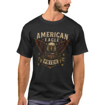 American Eagle Pride – Modig USA Frihet T-shirt