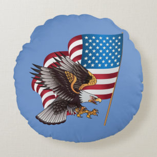 American Eagle Rund Kudde