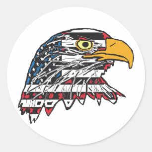 American Eagle Runt Klistermärke