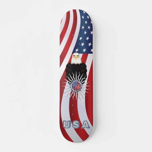 American Eagle Skate Mini Skateboard Bräda 18,5 Cm (Framsida)