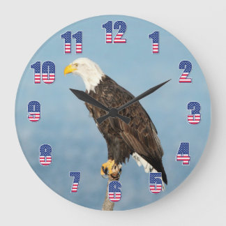 American Eagle Stars och stripes Stor Klocka