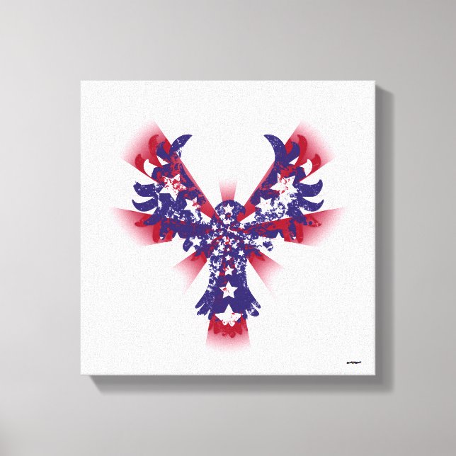 American Eagle Stars & Rand Canvastryck (Framsida)