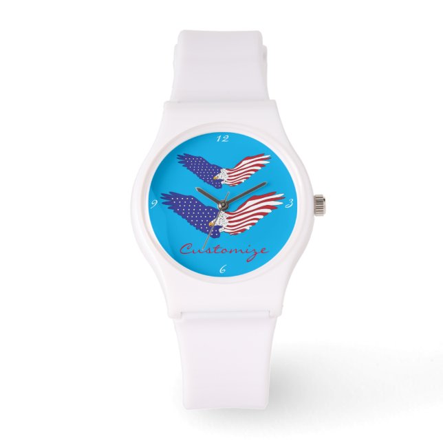 American Eagle Thunder_Cove Patriotic 4 juli Armbandsur (Framsida)