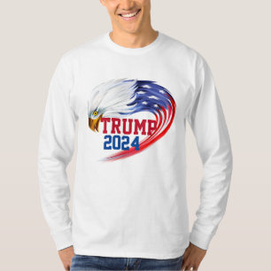 American Eagle Trump 2024 långärmad T-Shirt