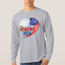 American Eagle Trump 2024 långärmad T-Shirt
