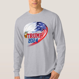 American Eagle Trump 2024 långärmad T-Shirt