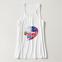 American Eagle Trump 2024 Womens Plus Storlek T-Sh Linne Med Racerback
