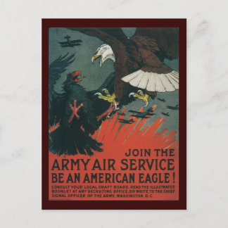 American Eagle Världskrig 2 Vykort