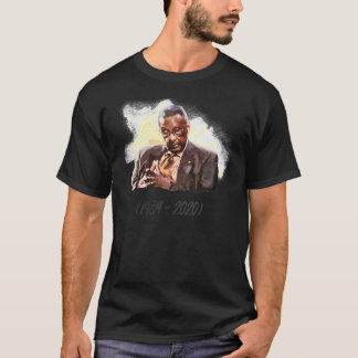American Economist Walter E. Williams - Oil Painti T Shirt