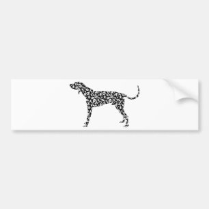 American English Coonhound Bildekal