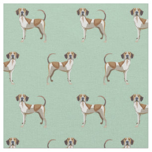 American English Coonhound hund mynta Tyg