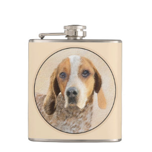American English Coonhound Painting - Hund Art Fickplunta