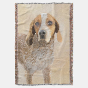 American English Coonhound Painting - Hund Art Filt