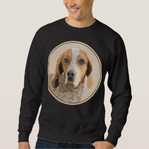 American English Coonhound Painting - Hund Art Lång Ärmad Tröja