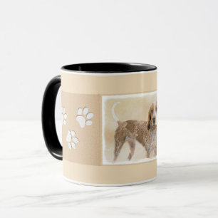 American English Coonhound Painting - Hund Art Mugg