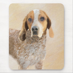 American English Coonhound Painting - Hund Art Musmatta