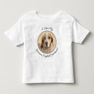 American English Coonhound Painting - Hund Art T Shirt