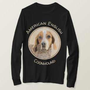 American English Coonhound Painting - Hund Art T Shirt