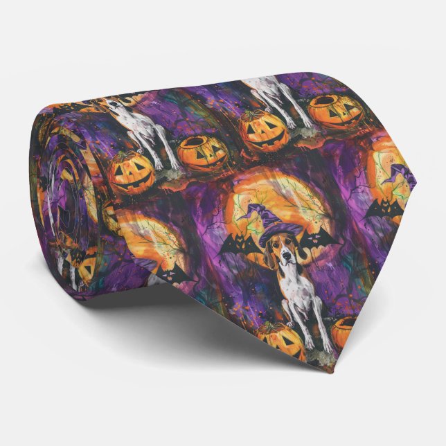 American English Foxhound Halloween Pumpkin Slips (Rullad)