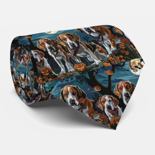 American English Foxhound Halloween Spooky Slips