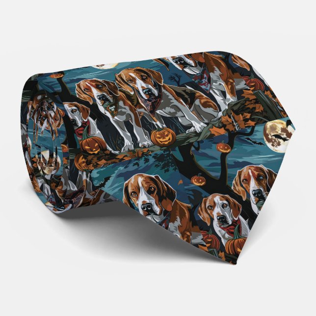 American English Foxhound Halloween Spooky Slips (Rullad)