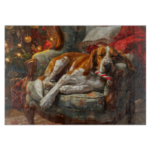 American English Foxhound Hund jul Festive