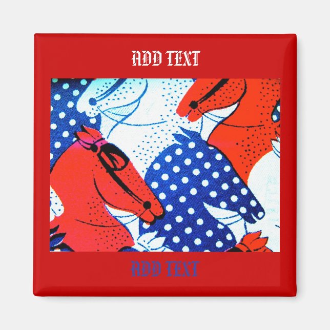 American Equestrian Horse Magnet (Framsidan)