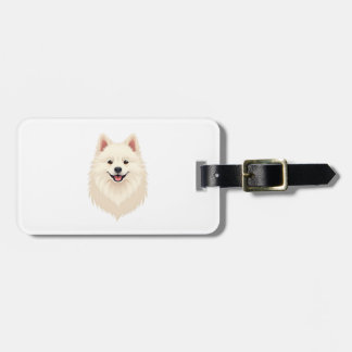 American Eskimo Dog Bagagebricka