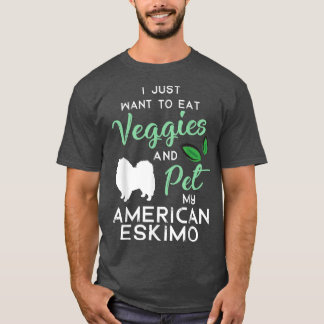 American Eskimo Dog Cigar lover owner Xmas Birthda T Shirt